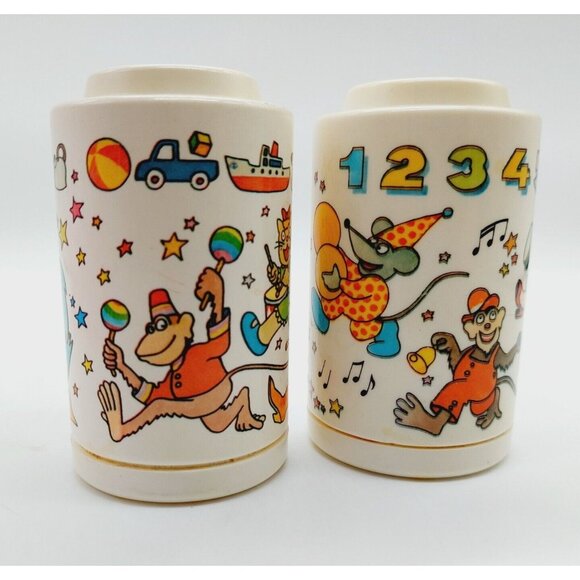 Vintage Johnson & Johnson Rhythm Roller Rattles Toddler Play Toys Lot Of 2 - Picture 2 of 8